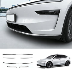 Stainless Steel Front & Rear Bumper Protection Trim for Tesla Model YL 2026+