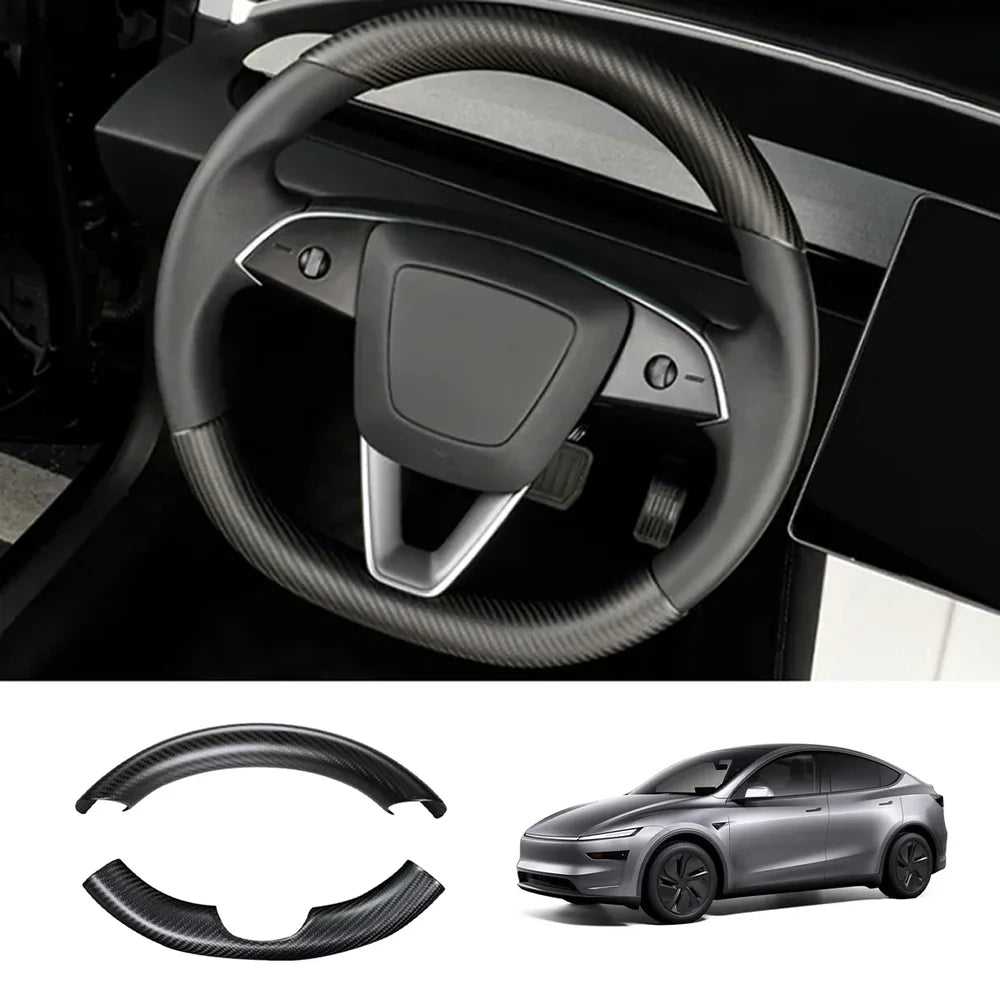 [Real Carbon Fiber] Interior & Exterior Upgrade Kit for Tesla Model Y Juniper 2025+