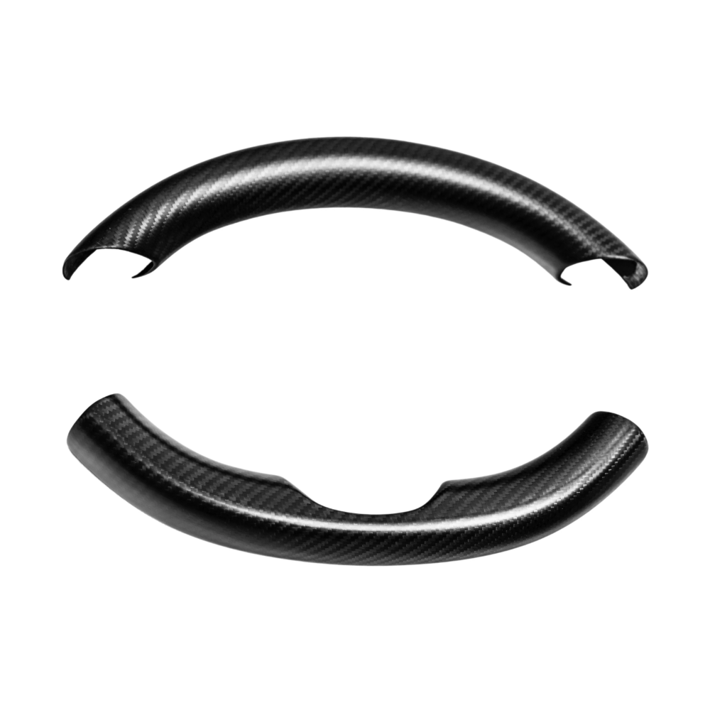 [Real Carbon Fiber] Steering Wheel Caps Cover for Tesla Model Y Juniper 2025+