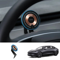 Steering Wheel Magnetic MagSafe Wireless Charging Phone Holder for Tesla Model 3 Highland Standard 2025+