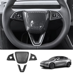 Steering Wheel Panel Decor Cover Trim for Tesla Model Y/Y L 2025+