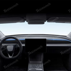 Alcantara Dashboard Tecido Decorativo Sticker Cover Para 2024 Model 3 Highland