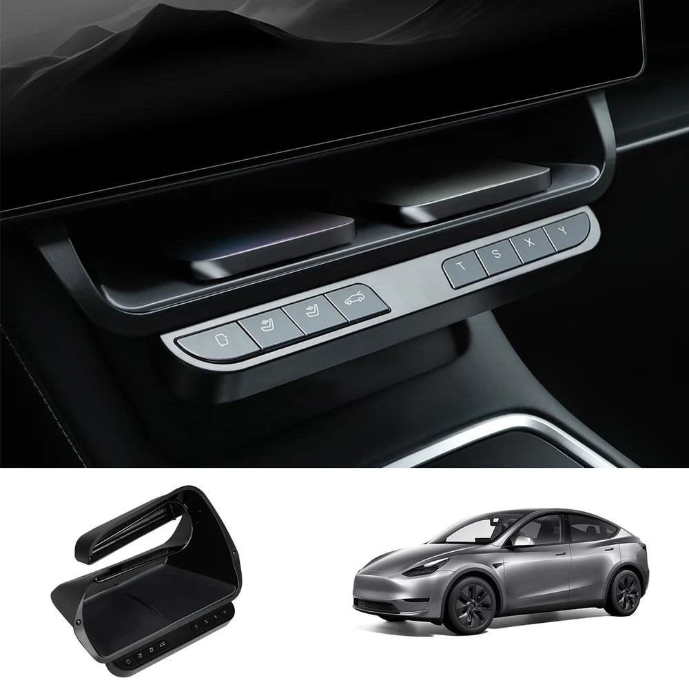 Model 3 / Y Opbevaring Box Intelligent Control Fysiske knapper til Tesla