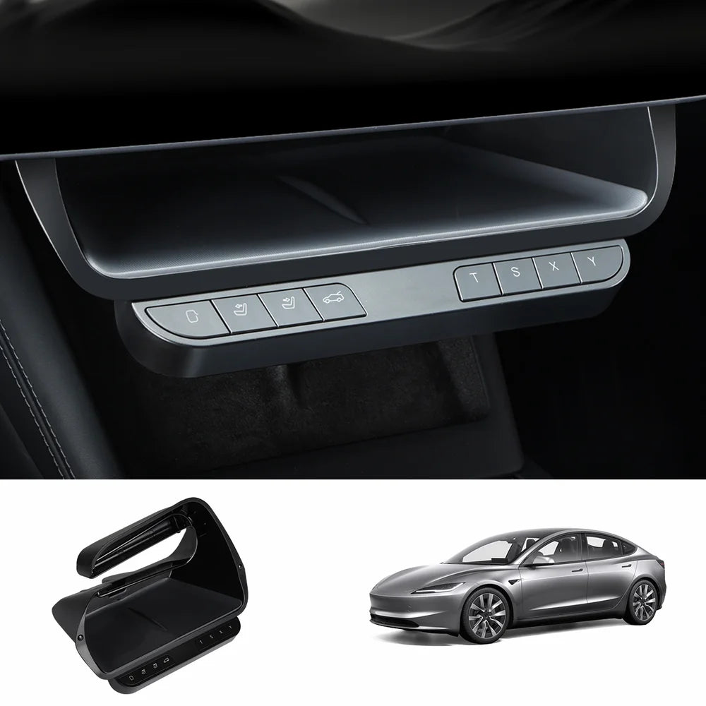 Model 3 / Y Opbevaring Box Intelligent Control Fysiske knapper til Tesla