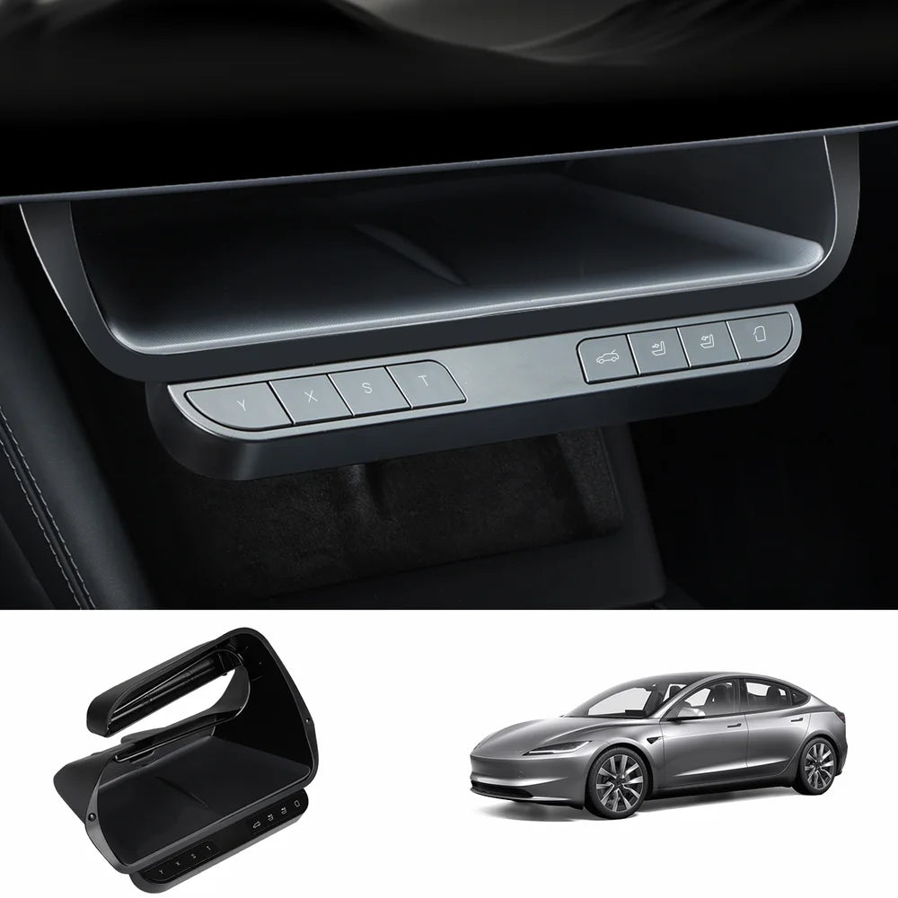 Model 3 / Y Opbevaring Box Intelligent Control Fysiske knapper til Tesla