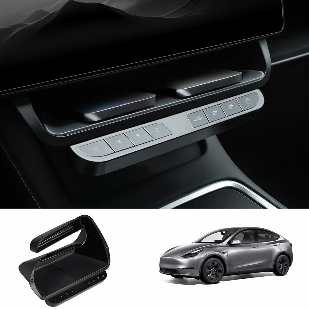 Model 3 / Y Opbevaring Box Intelligent Control Fysiske knapper til Tesla