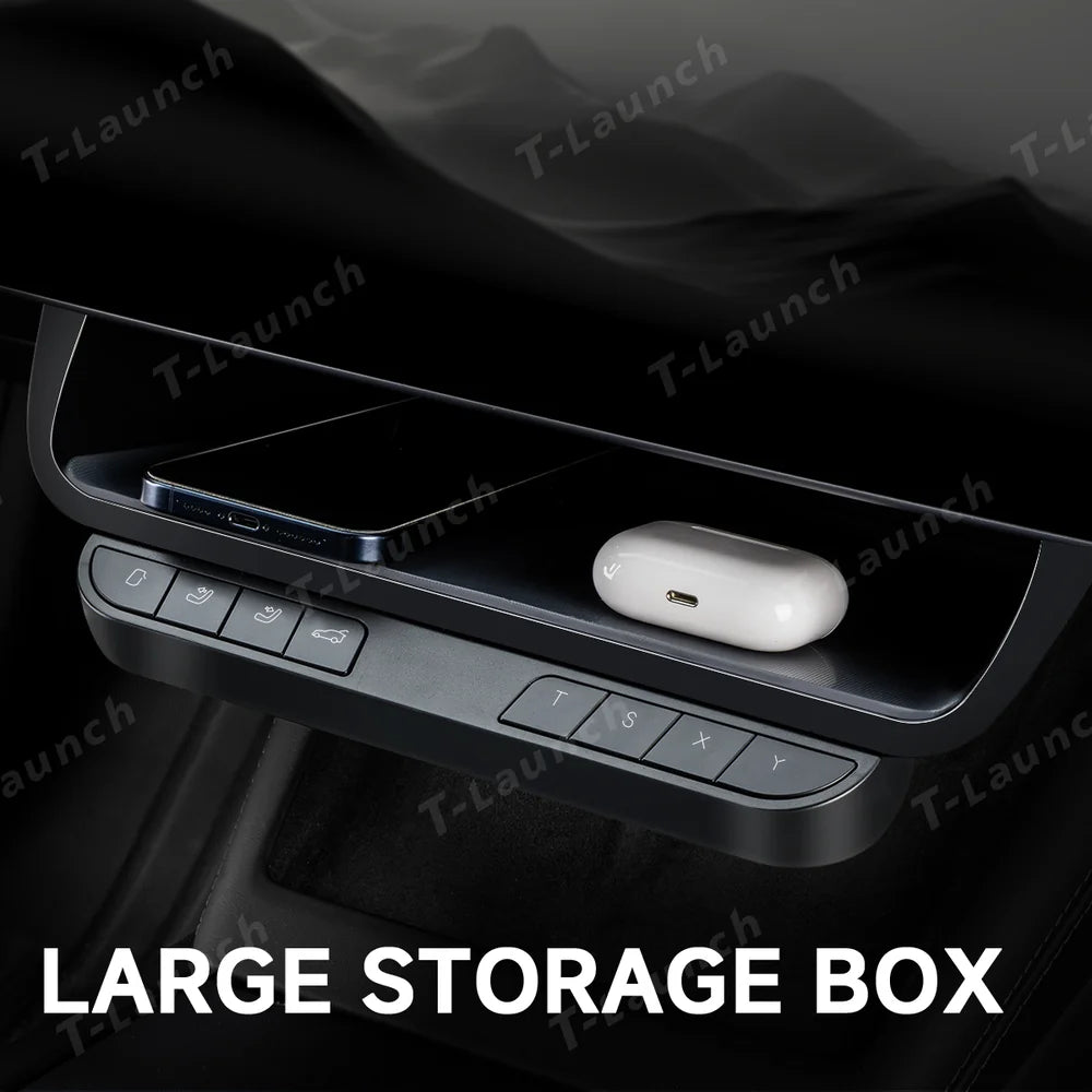 Model 3 / Y Opbevaring Box Intelligent Control Fysiske knapper til Tesla