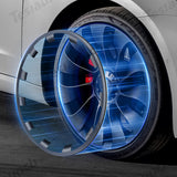 Protetor de aro tudo-em-um para Tesla Model Roda Uberturbina de 20 polegadas de 3 desempenho