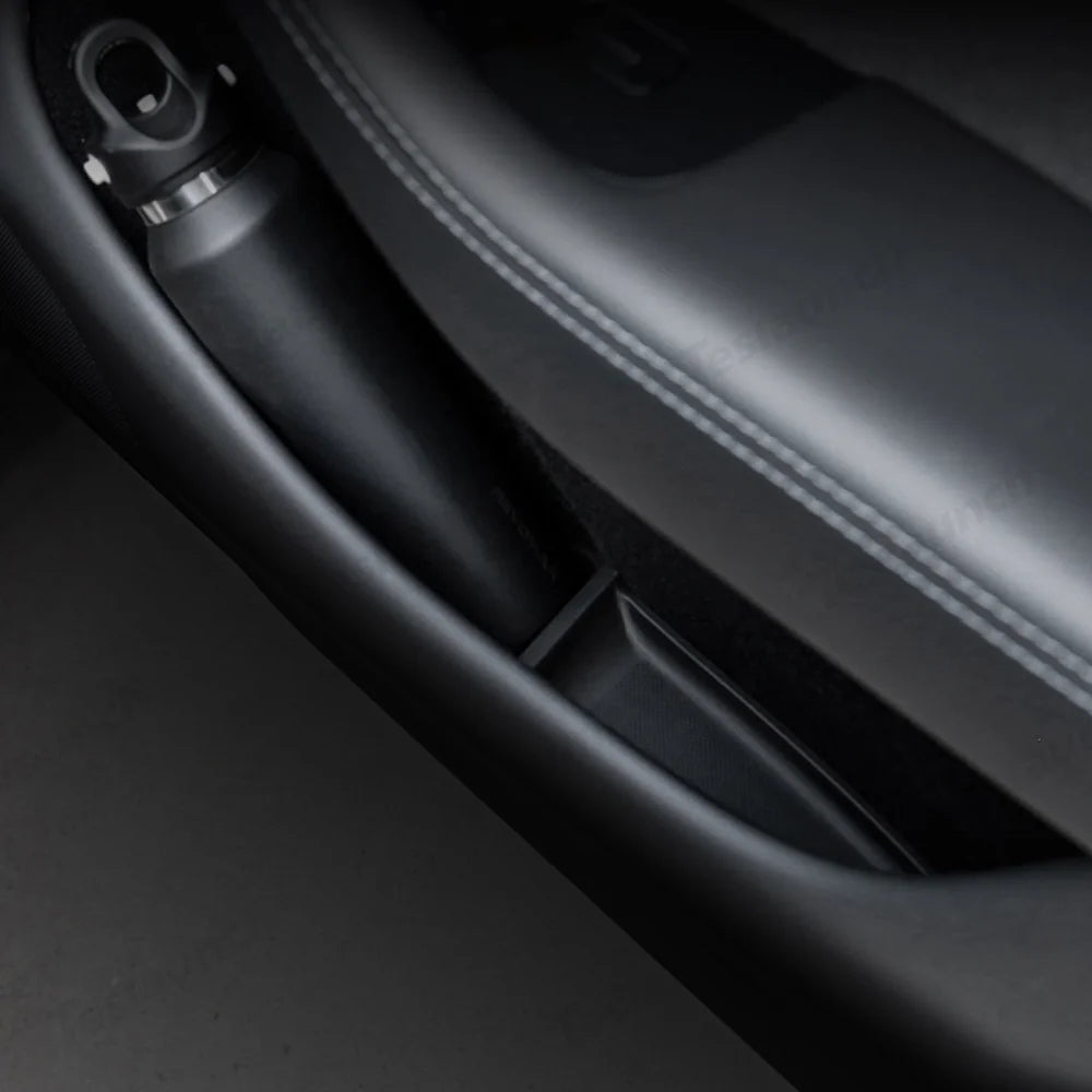 TPE Door Storage & Cup Holder Mats for Tesla Model Y Juniper 2025+