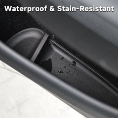 TPE Door Storage & Cup Holder Mats for Tesla Model Y Juniper 2025+