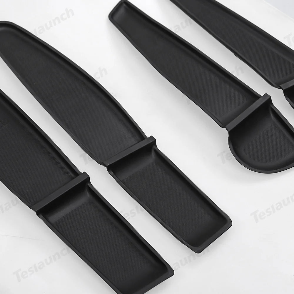 TPE Door Storage & Cup Holder Mats for Tesla Model Y Juniper 2025+
