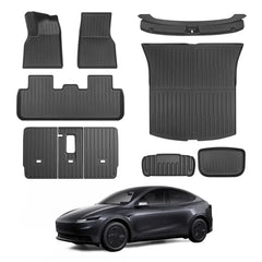 All-Weather TPE Floor Mats & Cargo Liners Set for 2026 New Tesla Model Y Standard/RWD/AWD
