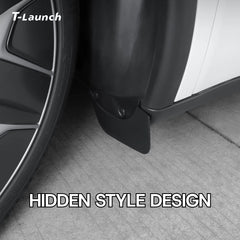 TPE Mud Flaps No-Drill Hidden Fender Guards for Tesla Model Y L 2026+