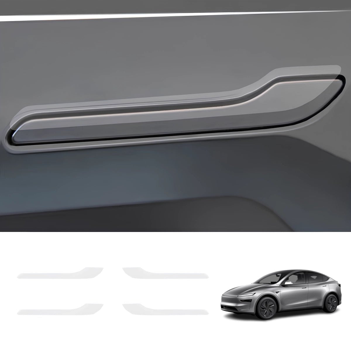 Clear TPU Door Handle Paint Protection Film for Tesla Model 3 2017+ / Model Y 2020+ - T-Launch