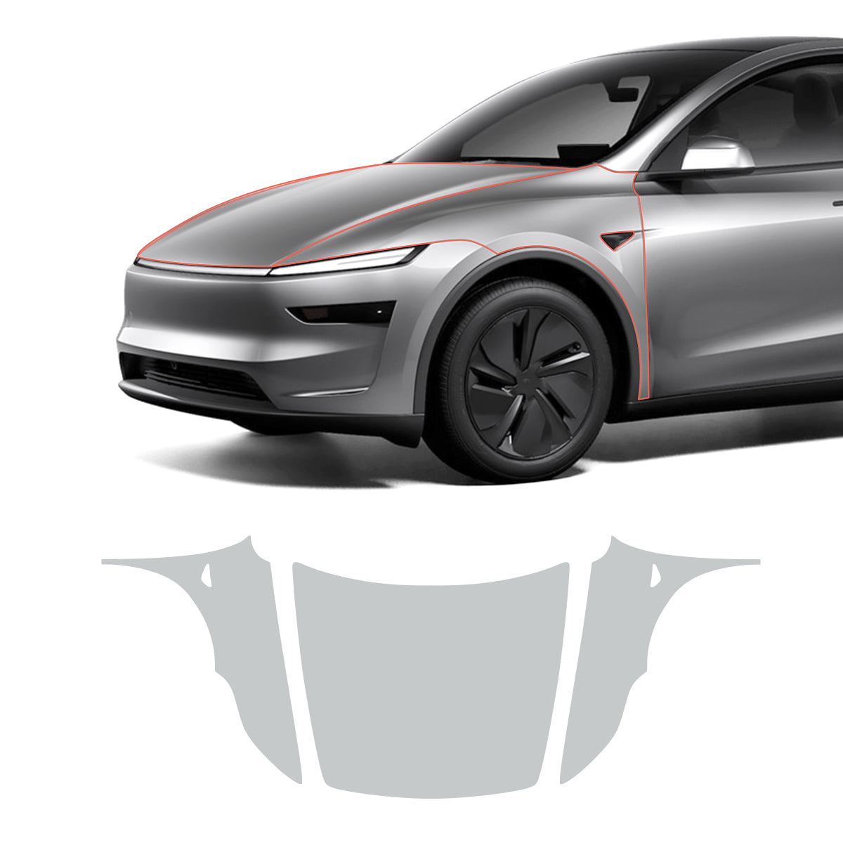 TPU Invisible Full-Body PPF pro Tesla Model Y Juniper 2025+