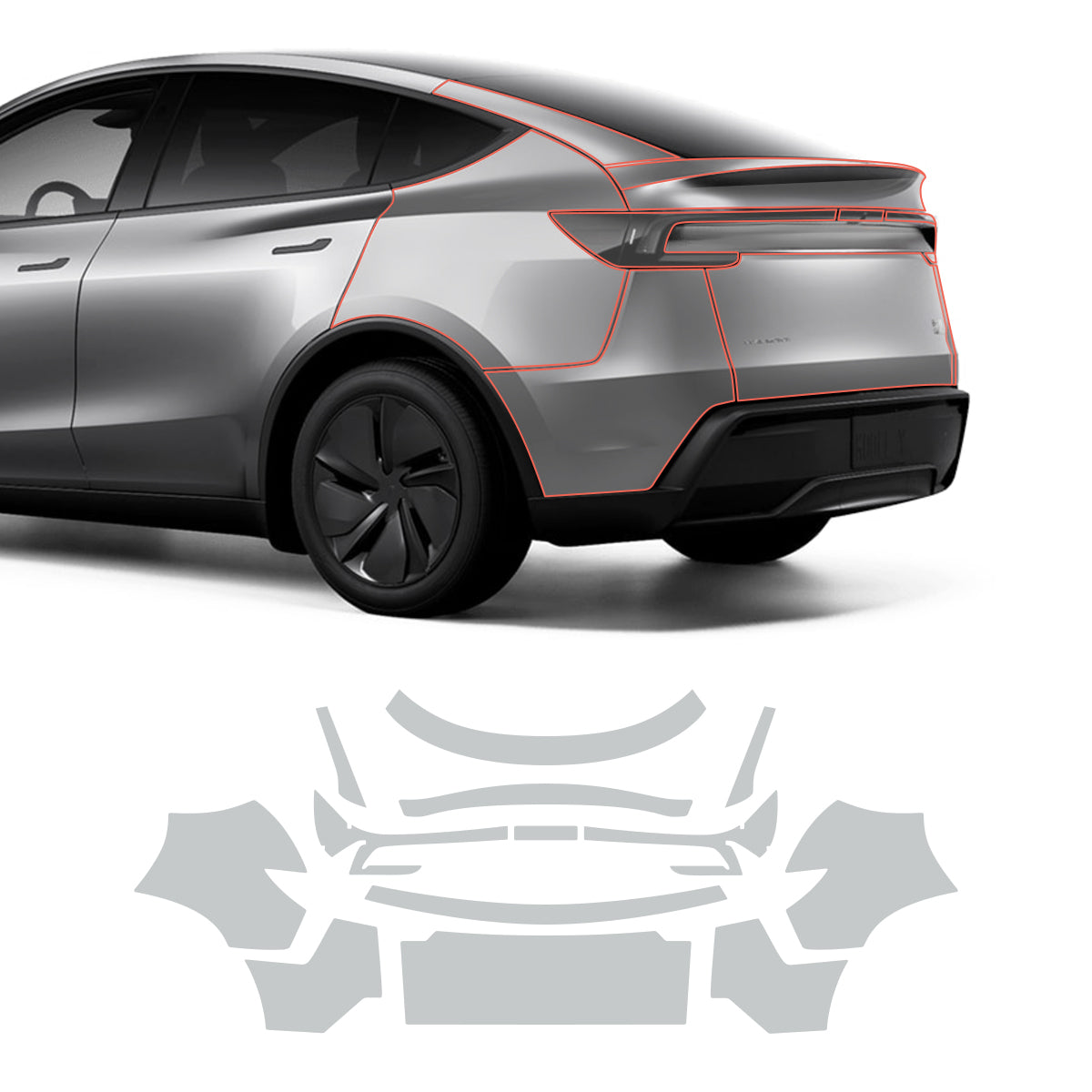 TPU Invisible Full-Body PPF pro Tesla Model Y Juniper 2025+