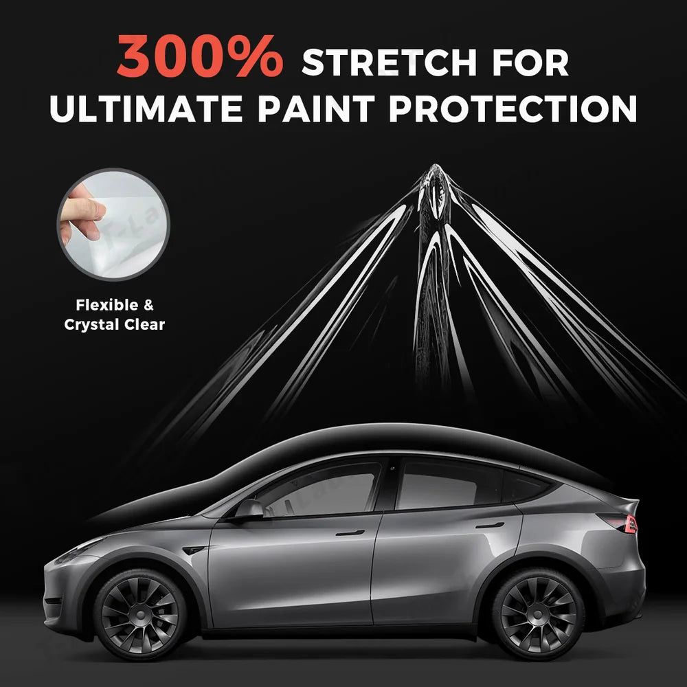 TPU Invisible Full Car Paint Protection Film (PPF) for Tesla Model Y (2020-2024)