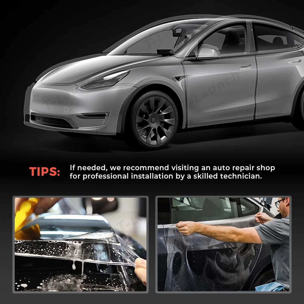 TPU Invisible Full Car Paint Protection Film (PPF) for Tesla Model Y (2020-2024)