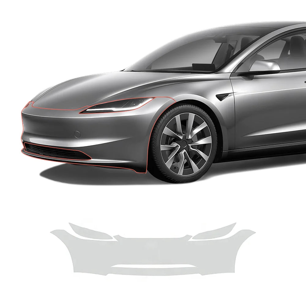 TPU Invisible Full Car Paint Protection Film (PPF) for Tesla Model 3 Highland 2024+
