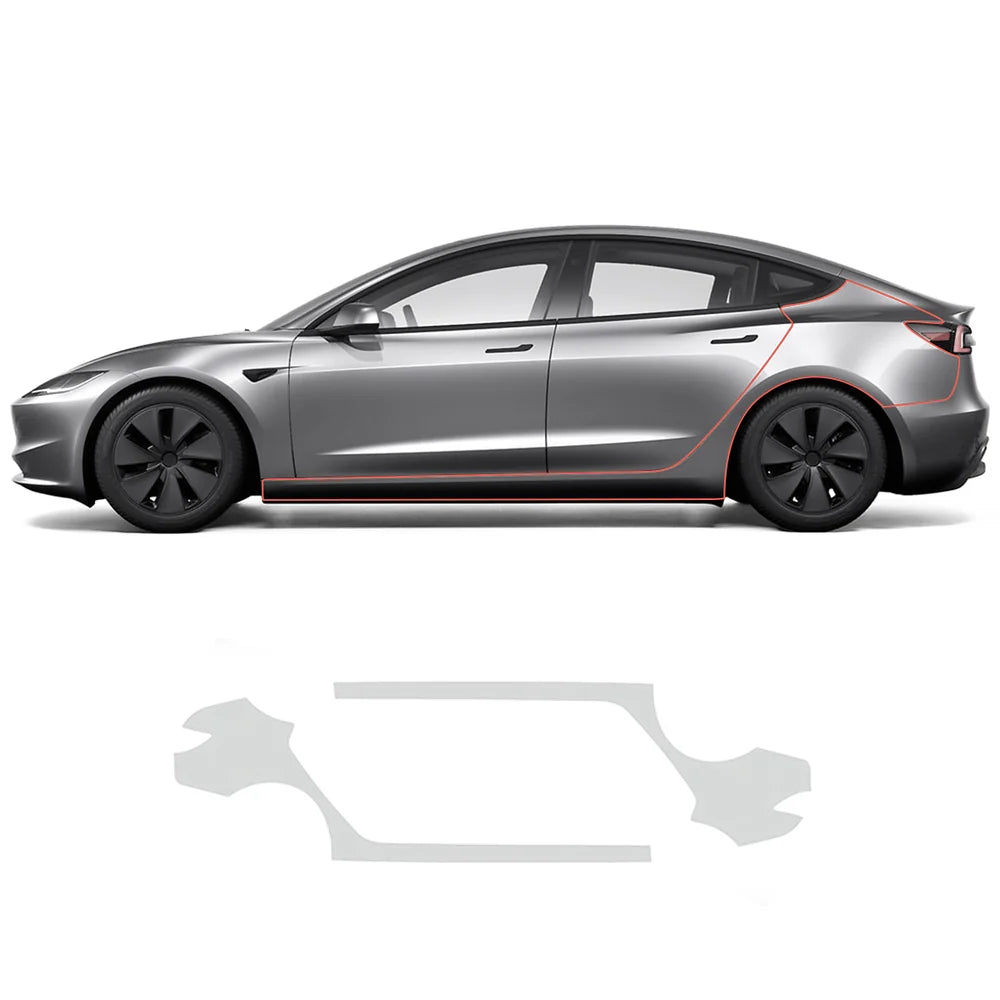 TPU Invisible Full Car Paint Protection Film (PPF) for Tesla Model 3 Highland 2024+