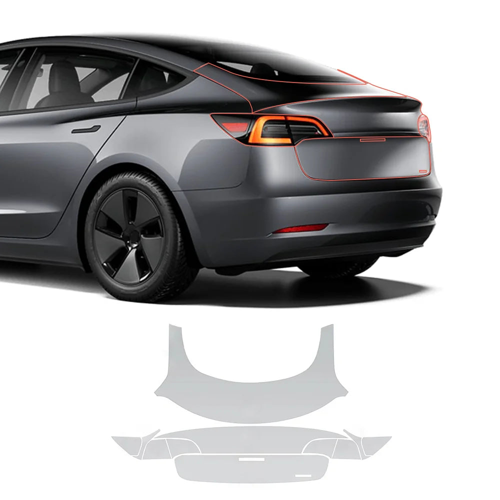 TPU Invisible Full Car Paint Protection Film (PPF) for Tesla Model 3 (2020-2023)
