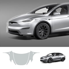 TPU Invisible Full Car Paint Protection Film (PPF) for Tesla Model X (2022-2024)