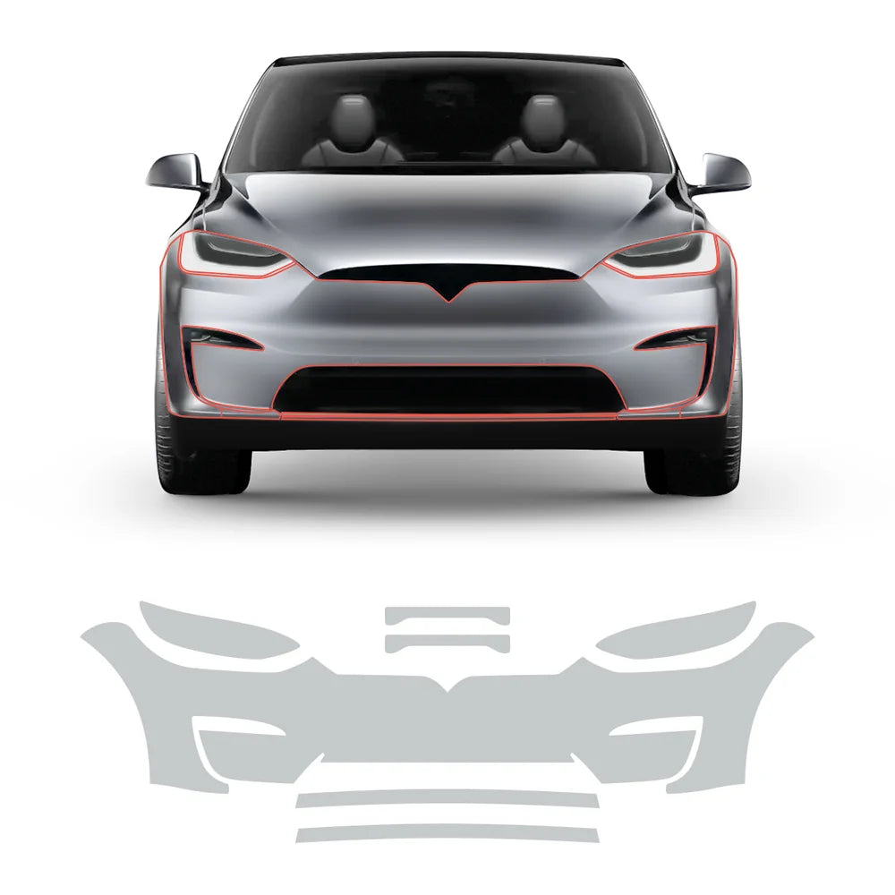 TPU Invisible Full Car Paint Protection Film (PPF) for Tesla Model X (2022-2024)