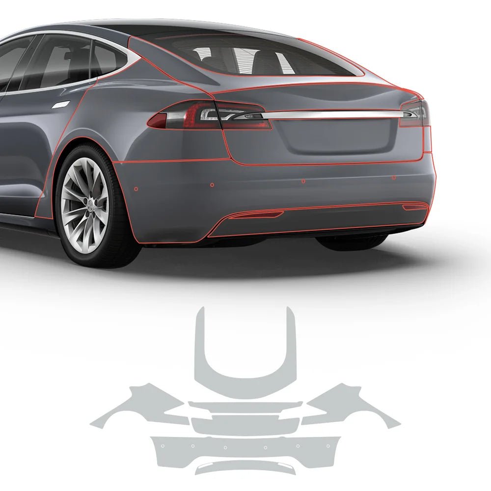Glossy TPU Invisible Full Car Paint Protection Film (PPF) for Tesla Model S (2016-2020)