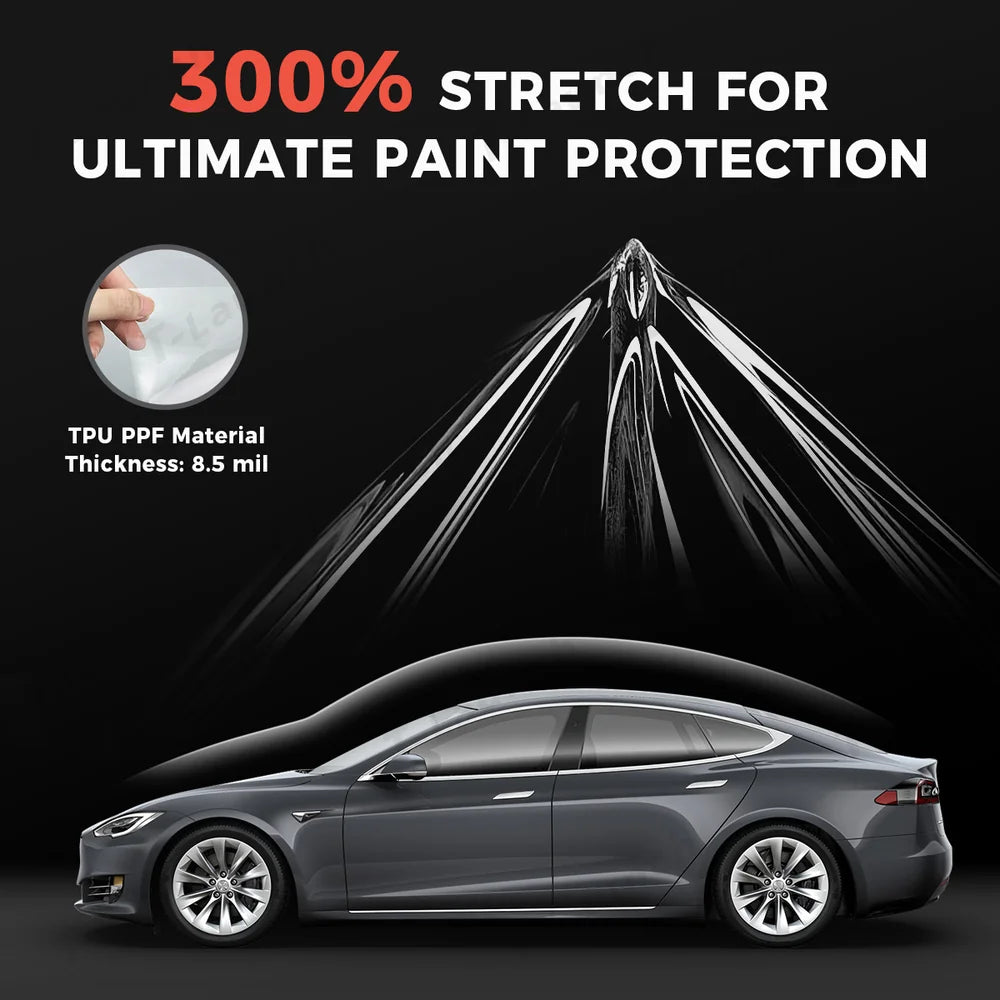 TPU Invisible Full Car Paint Protection Film (PPF) for Tesla Model S (2016-2020)