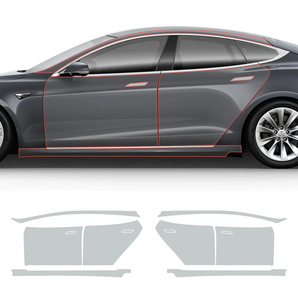 TPU Invisible Full Car Paint Protection Film (PPF) for Tesla Model S (2016-2020)