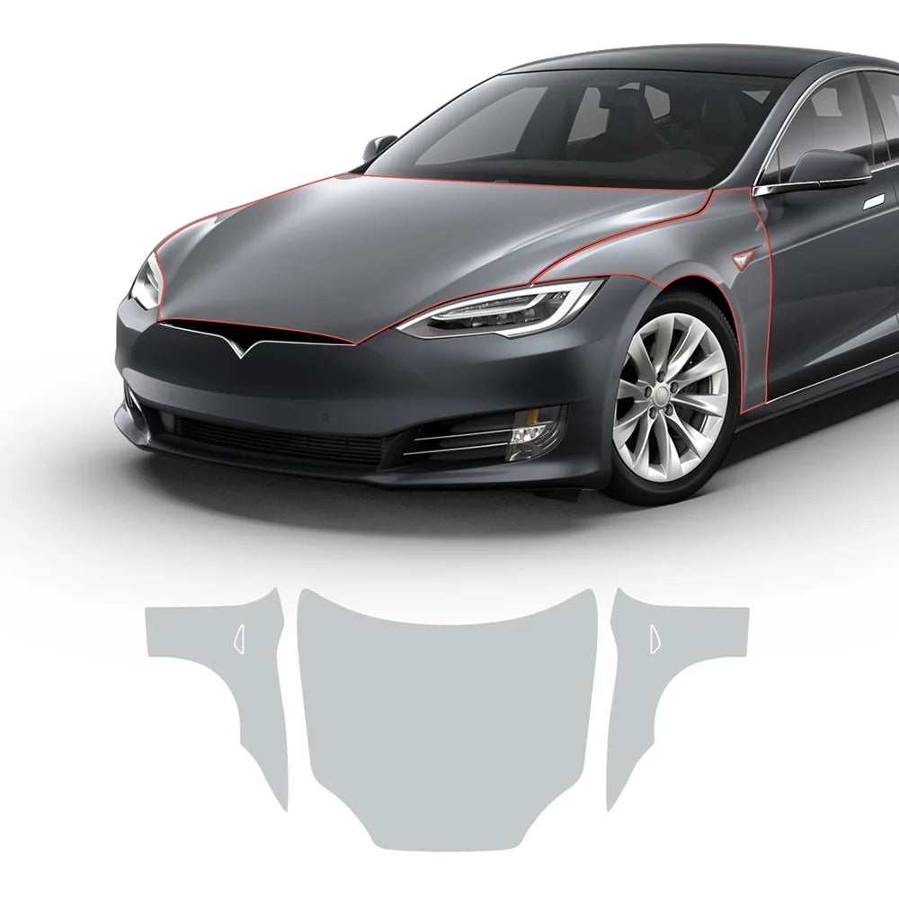 TPU Invisible Full Car Paint Protection Film (PPF) for Tesla Model S (2016-2020)