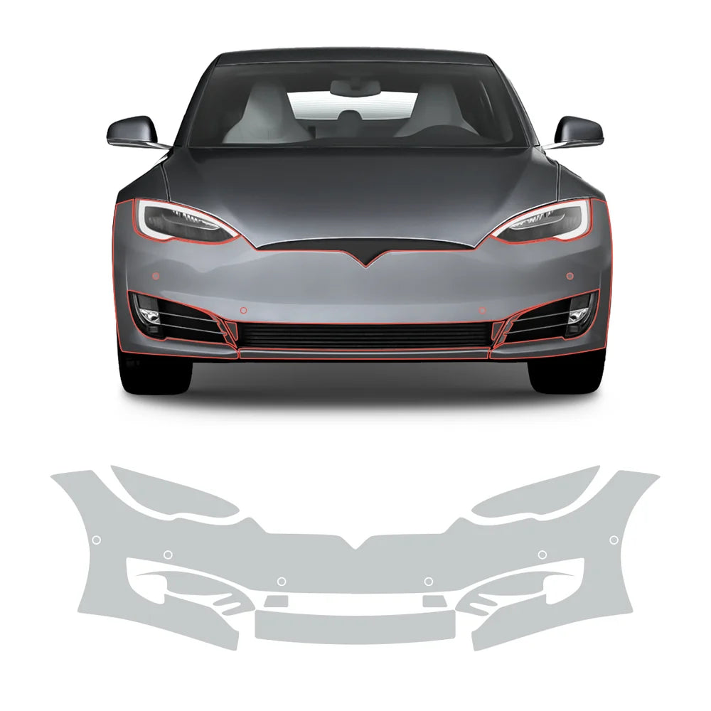 TPU Invisible Full Car Paint Protection Film (PPF) for Tesla Model S (2016-2020)