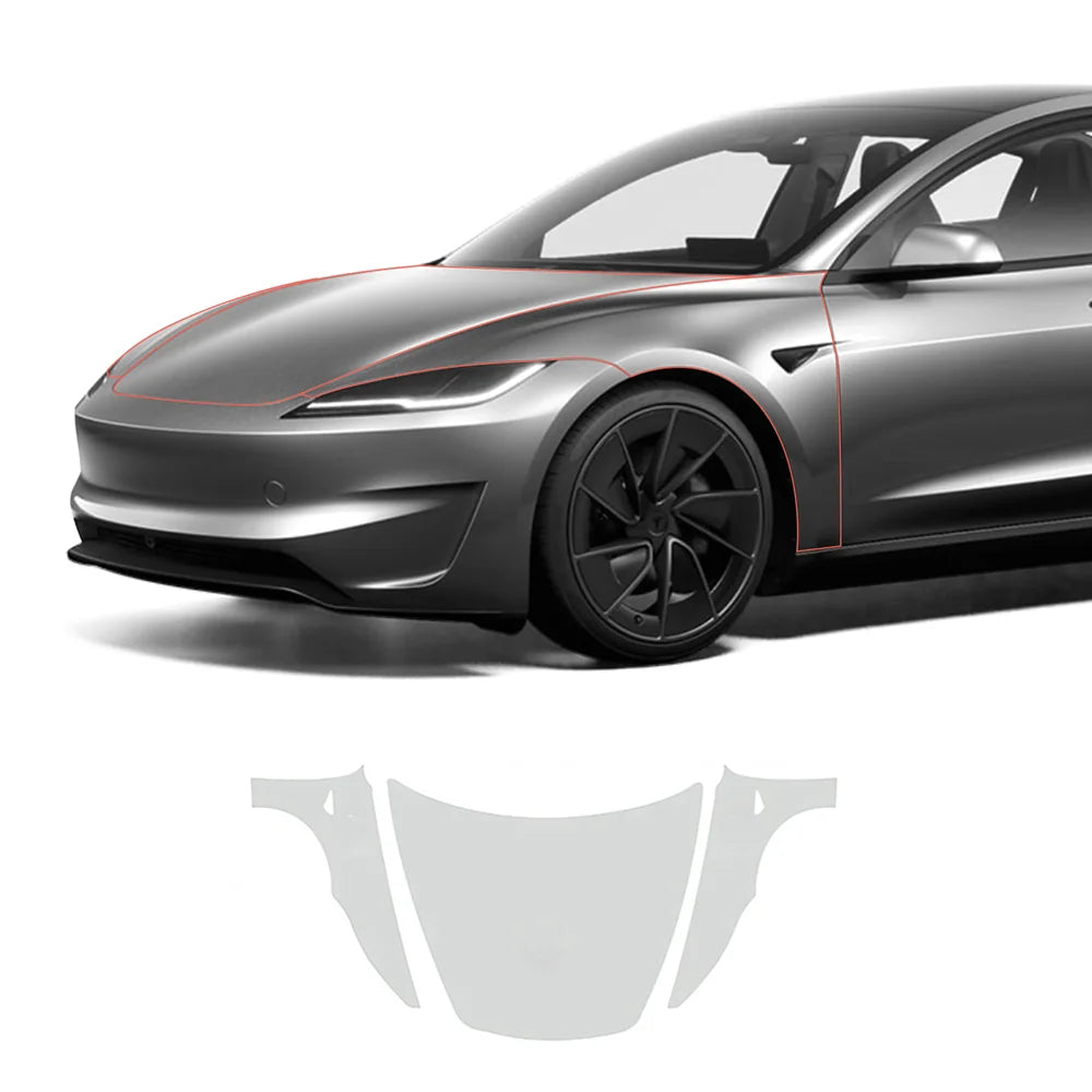 Matte TPU Full Car Paint Protection Film (PPF) for Tesla Model 3 Highland Performance 2024+