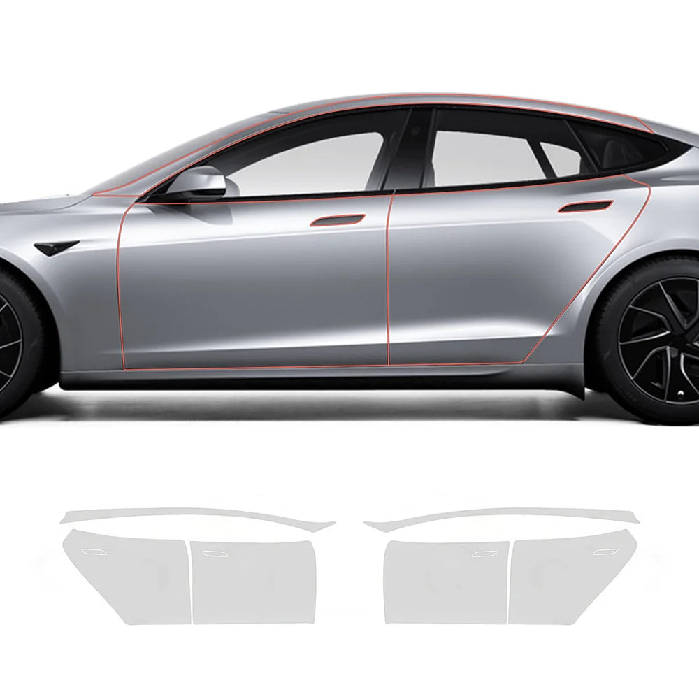 TPU Invisible Full Car Paint Protection Film (PPF) for Tesla Model S (2021-2024)