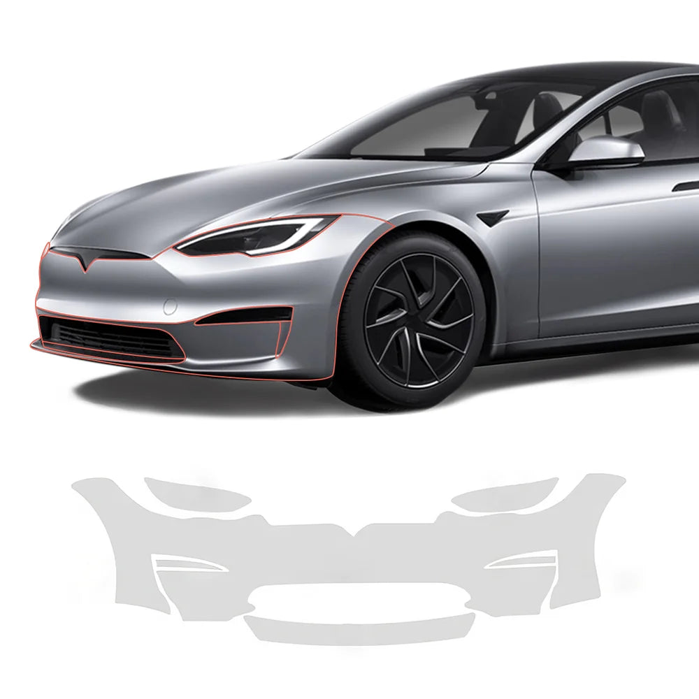 TPU Invisible Full Car Paint Protection Film (PPF) for Tesla Model S (2021-2024)