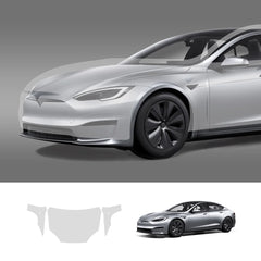 TPU Invisible Full Car Paint Protection Film (PPF) for Tesla Model S (2021-2024)