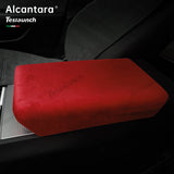 Alcantara Armrest Cover For Tesla Model 3/Y (2017-2024)