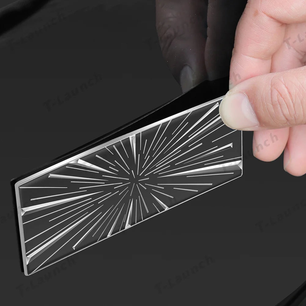 Adhesive Time Tunnel Rear Emblem Badge for Tesla Model Y Juniper 2025+