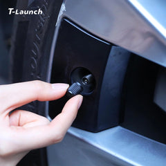 Tire Valve Stem Caps with Rubber Seal for Tesla Model 3/Y/S/X/Cybertruck