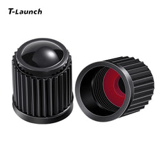 Tire Valve Stem Caps with Rubber Seal for Tesla Model 3/Y/S/X/Cybertruck