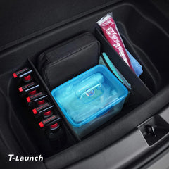 Trunk Under-Floor Organizer Divider with Mesh Pocket for Tesla Model 3/Y 2017+
