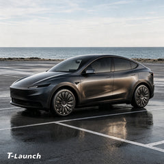 Turbine-Style Hubcaps Wheel Covers for 2026 Tesla Model Y Standard 18'' Aperture Wheels (Set of 4)