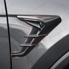 ABS Turn Signal & Camera Covers with Air Blades for Tesla Model Y Juniper 2025+