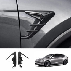 ABS Turn Signal & Side Camera Covers with Air Blades for Tesla Model YL 6-Seater 2026+