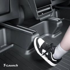TPE Full-Wrap Under-Seat Corner Protector for Tesla Model Y L 2026+