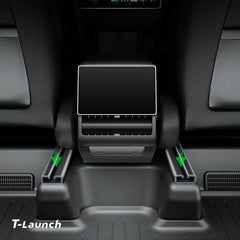 TPE Full-Wrap Under-Seat Corner Protector for Tesla Model Y L 2026+