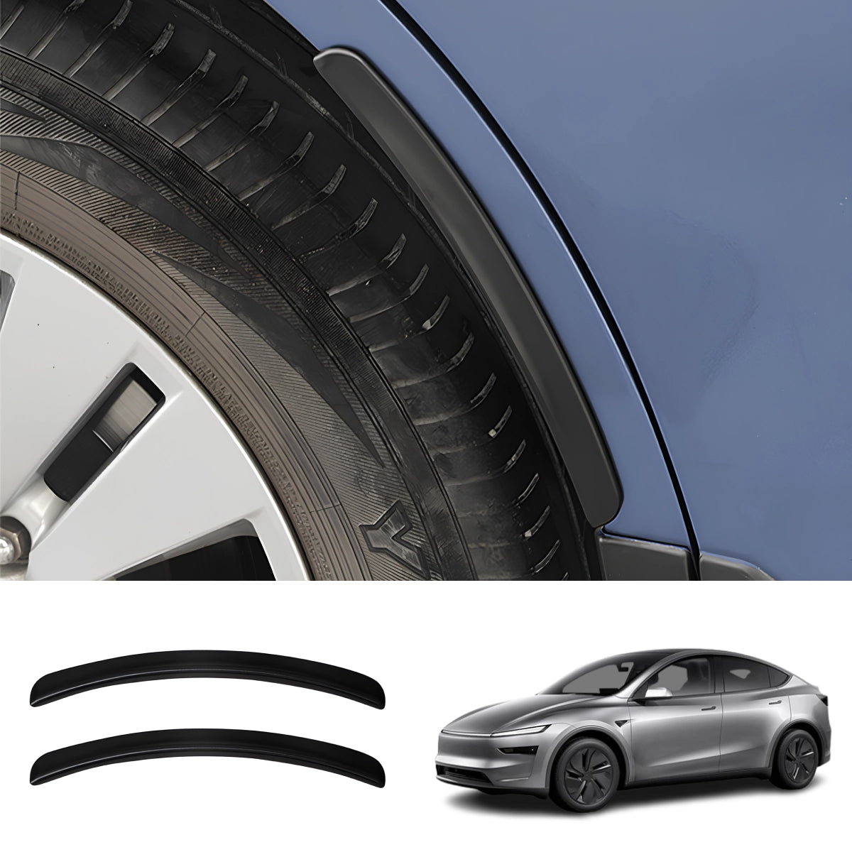 Anti-Scratch Wheel Arch Fender Trim for Tesla Model 3/Y/S/X/Cybertruck