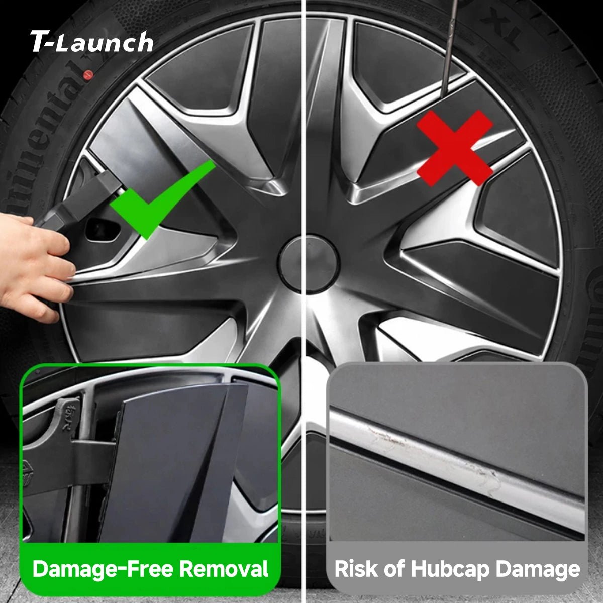 Safer Wheel Cover Removal