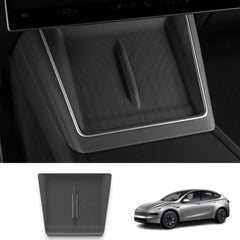 Silicone Center Console Wireless Charging Mat for Tesla Model Y L 2026+