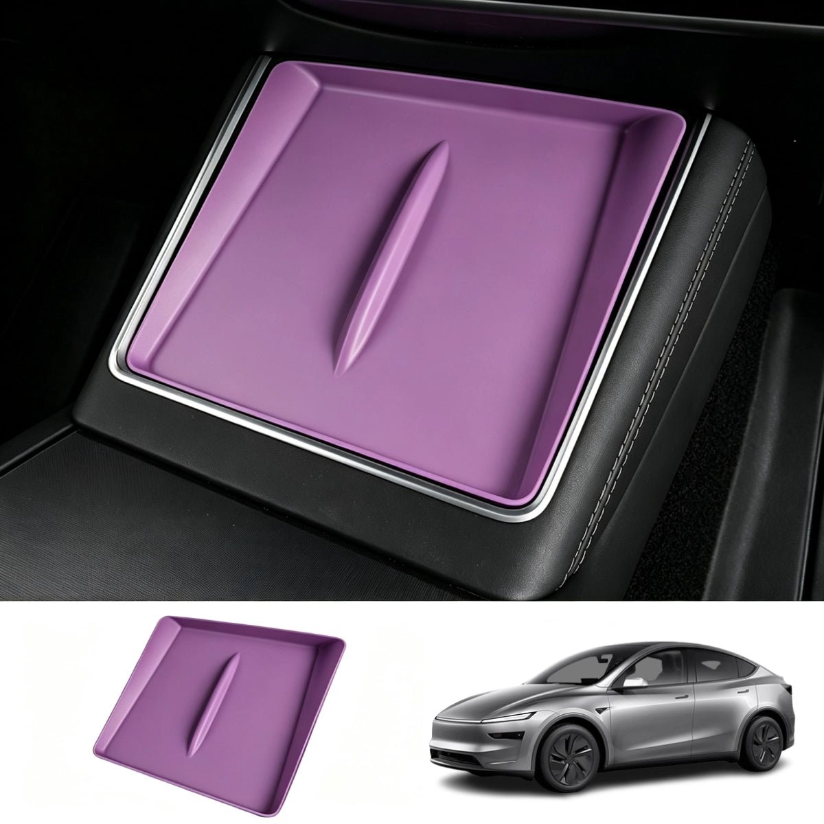 Purple Interior Cover Trim Kit for Tesla Model Y/Y L Juniper 2025+ - T-Launch